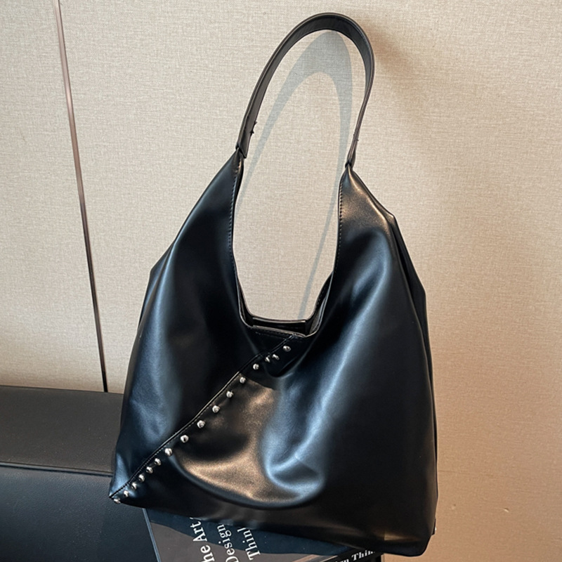 Small Retro Tote Bag For Women, Large Capacity Underarm Shoulder Bag, Casual Versatile Commuting Bag_voghion.com