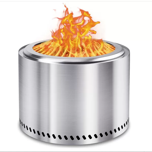 Cross-Border Hot Selling Secondary Burning Smokeless Courtyard Camping Wood Stove Portable Folding Outdoor Barbecue Campfire Stove Customization