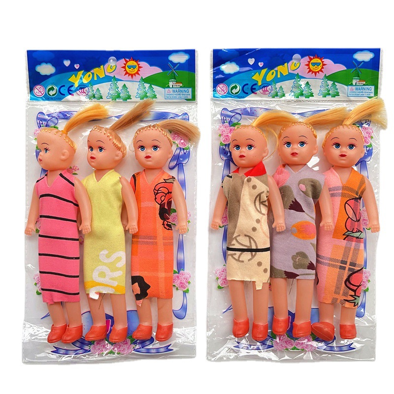 Bolso de la muñeca OPP solo barato Lele Barbie Muñeca Chica Juguete niños gordos puesto empuje 1 yuanes comercio exterior