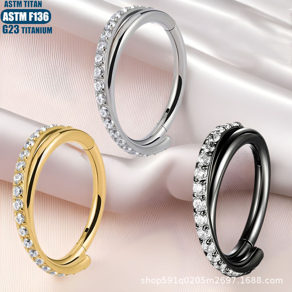 Labret piercing jewelry detail image