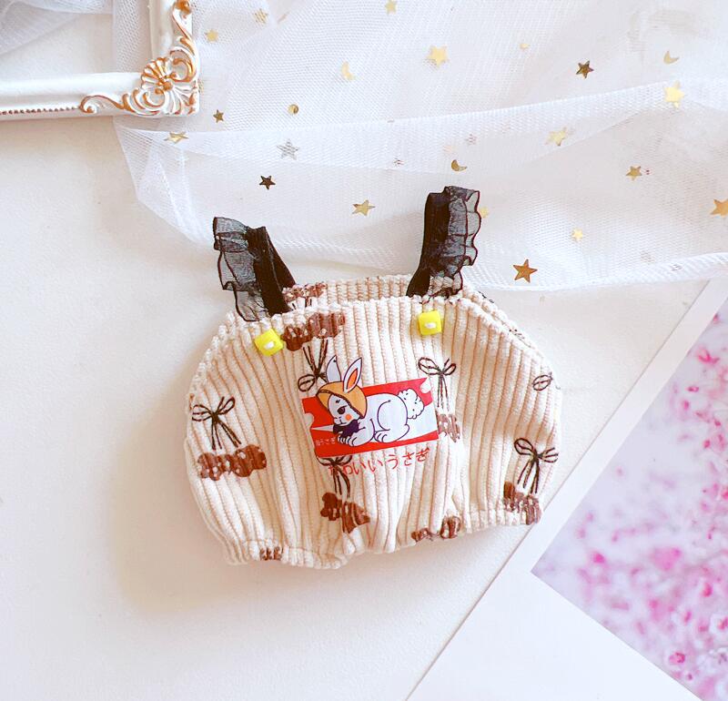 兔子灯芯绒背带裤 8.8