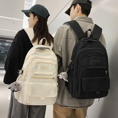 Men's Simple Large Capacity Travel Backpack for Women, Casual Japanese Style Backpack for Middle School, High School, and University Students