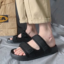 沙滩拖鞋男男士2025年新款夏季休闲凉鞋两用潮流韩版室外穿一字拖