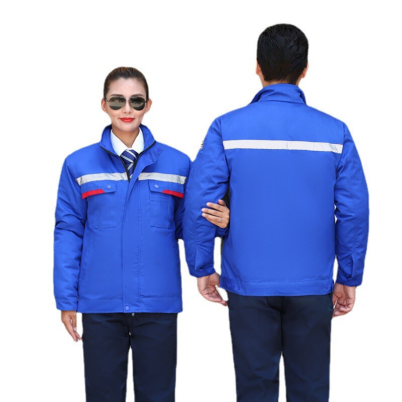 Winter Small Knife Anti-Static Cotton Jacket Small Jacket Cotton Jacket Removable Cotton Coat Gas Station Work Clothes Wholesale