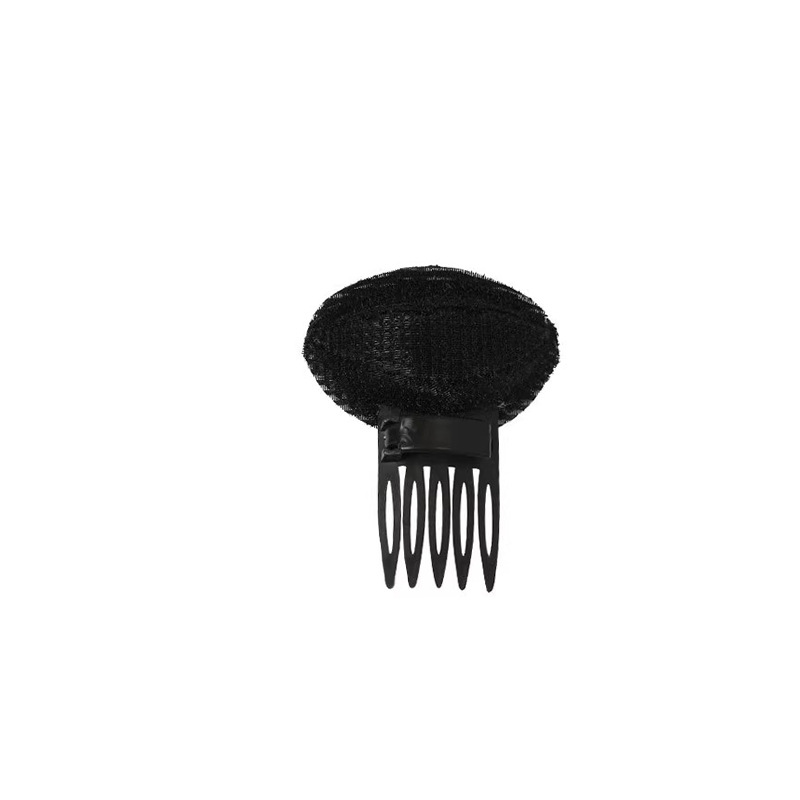 Cabeza de pelo esponjoso artefacto femenino cojín pelo raíz pieza de pelo alto Cráneo superior horquilla de pelo superior almohadilla de aumento cojín alto inserto de pelo peine