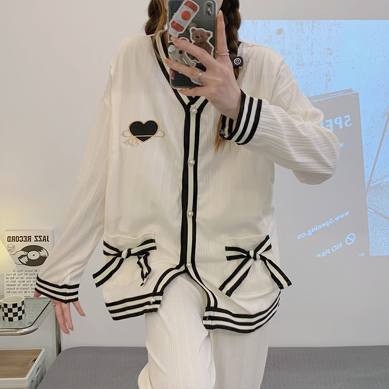 Special offer month clothing cotton spring and summer thin pregnant women to be born cardigan nursing pajamas autumn postpartum nursing suit