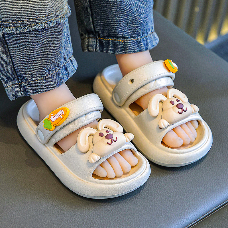 Nuevas sandalias de EVA para niños sandalias de dos vías para niños lindos zapatos de princesa de bebé de niñas antideslizantes de fondo suave de verano