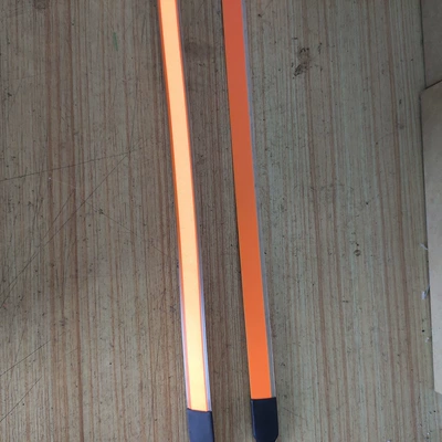 Car Cold Light Strip Luminous Strip Cold light sheet - orange-1cm100cm-with-battery-box