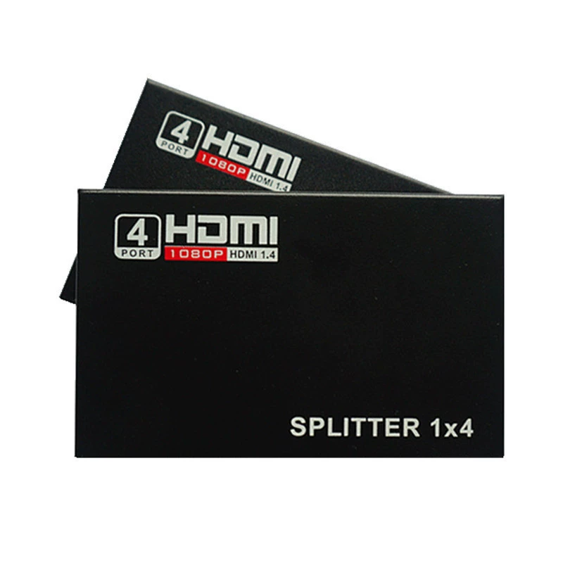 HDMI-разветвитель 1 в 4, высокое разрешение, видеосплиттер для 1 на 4 экрана