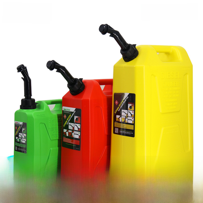 5/10/20L Plastic Oil Drum Anti-static Self-venting Gasoline Diesel Oil Drum Oil Tank Sandboard Polyethylene Drum
