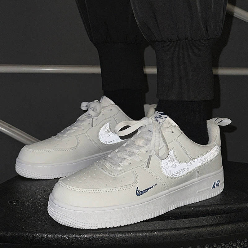 Air jordan, Nike Air Force 1, low footwear, white shoes, sneakers