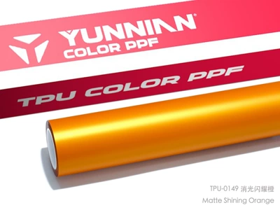 Auto Color Change Film: sales - tpu-matte-shimmering-orange-dry-and-wet-application-15215m