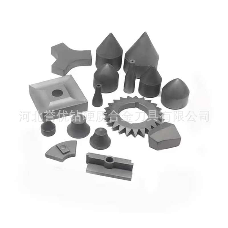 硬质合金非标异形刀头钨钢材料粉末冶金制品刀片高硬度耐磨碳化钨