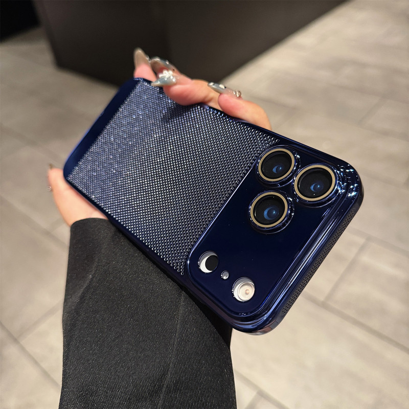 适用iPhone17PROMAX电镀散热手机壳苹果16高级感全包镜头膜保护套|undefined