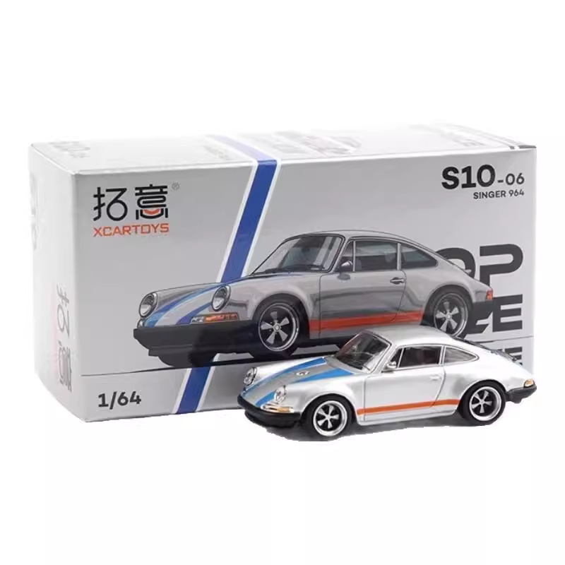 Tuoyi modelo de coche POPRACE bandera roja Guoyao Mercedes-Benz Toyota GTR Aston Martin 1/64 modelo de coche de aleación