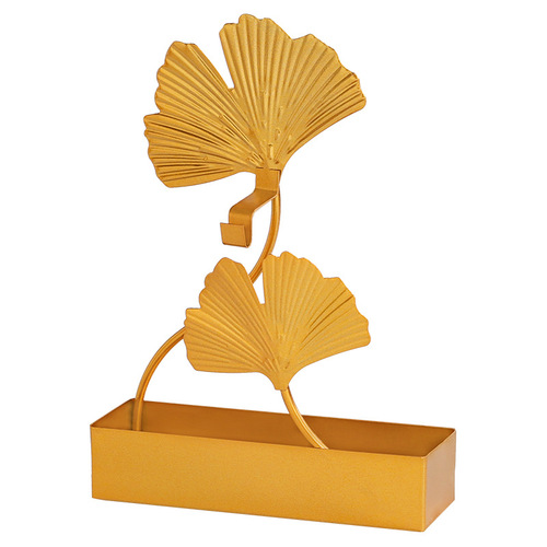 Manufacturer wholesale European creative ginkgo leaf mosquito coil shelf Yiwu hanging ornaments iron metal household mosquito coil box