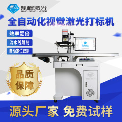 惠州视觉定位激光打标机充电器ic高效打标全自动无人工紫光激光