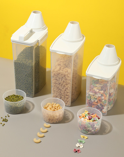 Japanese-style grain storage box, grain storage tank, grain storage tank, kitchen bean storage sealed tank, rice tank