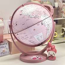 双子座粉色温馨可爱智能AR儿童节生日礼物台灯发光万向地球仪