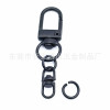 Dongguan manufacturers supply zinc alloy 3 -point door buckle plus 8 -word buckle metal dog buckle keychain with 8 -character buckle