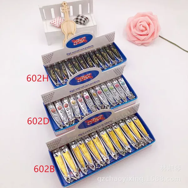 Boxed nail clippers with chain nail file rubber-faced nail clippers stainless steel nail tools sharp and durable