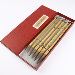 鼠须毛笔正品鼠毫成人毛笔狼毫墨水毛笔湘妃竹鼠须毫书法毛笔套装