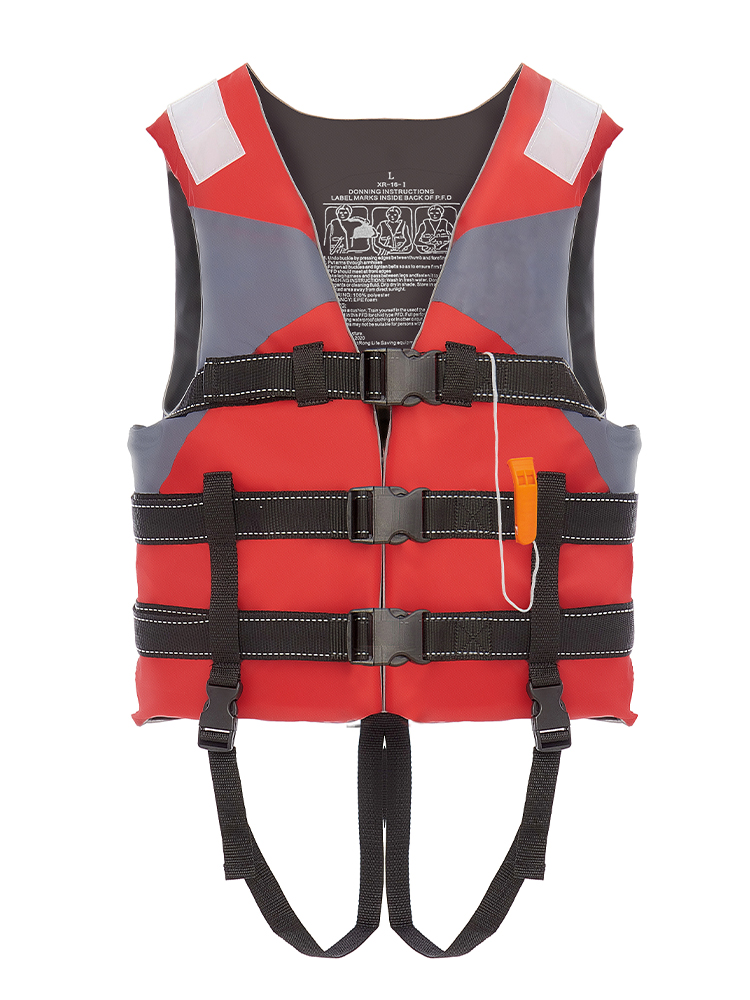 助浮衣大浮力背心配跨带口哨成人儿童浮力衣防汛钓鱼马甲