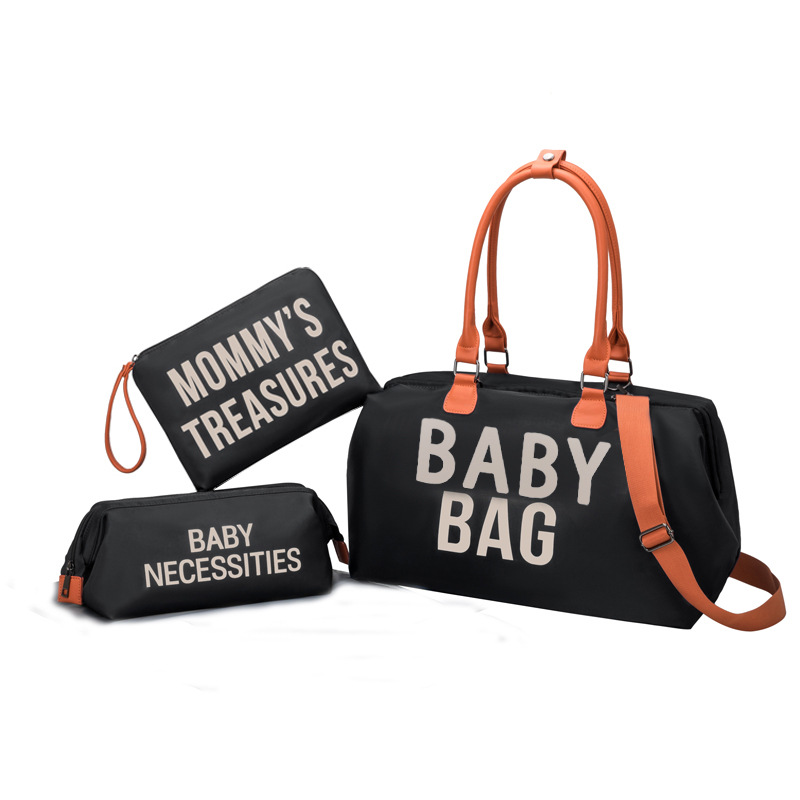 블랙 베이비백 + 작은 가방 2개