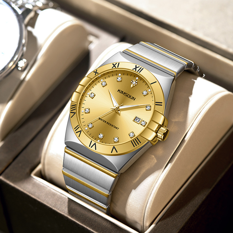 New Kingston Constellation Diamond Men's Watch Waterproof Transparent Quartz Watch Men's Watch Wholesale