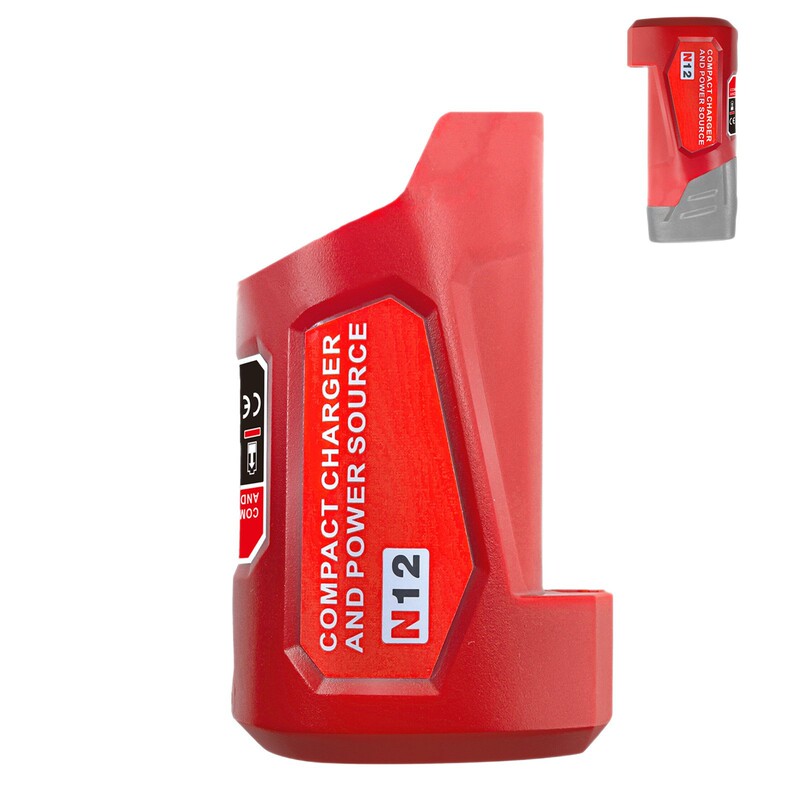 The Adapter Is Suitable for Makita, Bosch, and Milwaukee 10.8 12V Batteries M12 Lithium Flashlight Dc
