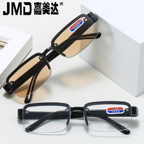 New Frameless Reading Glasses High Definition Elderly Glasses for Men and Women Retro Comfort Reading Glasses Factory Wholesale