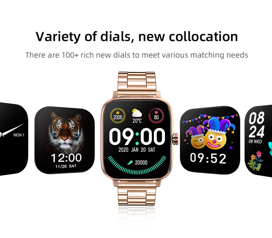 Unisex Smartwatch Mit Herzfrequenz- Und Schlafmonitor_voghion.com