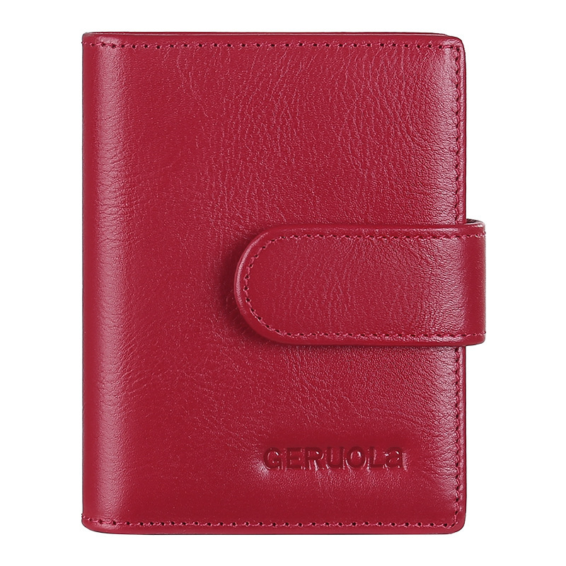 Cartera de cuero para mujer, posición de tarjeta de gran capacidad, antimagnetización múltiple, bolsa de tarjeta transparente compacta, tarjeta de licencia de conducir ultrafina, hombre