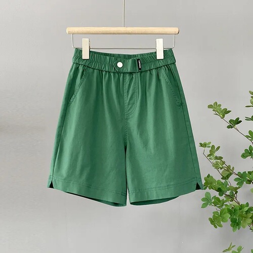 Improved model, please look at the physical improved model before placing an order, please look at the physical cotton five-cent mid-pants for women's summer