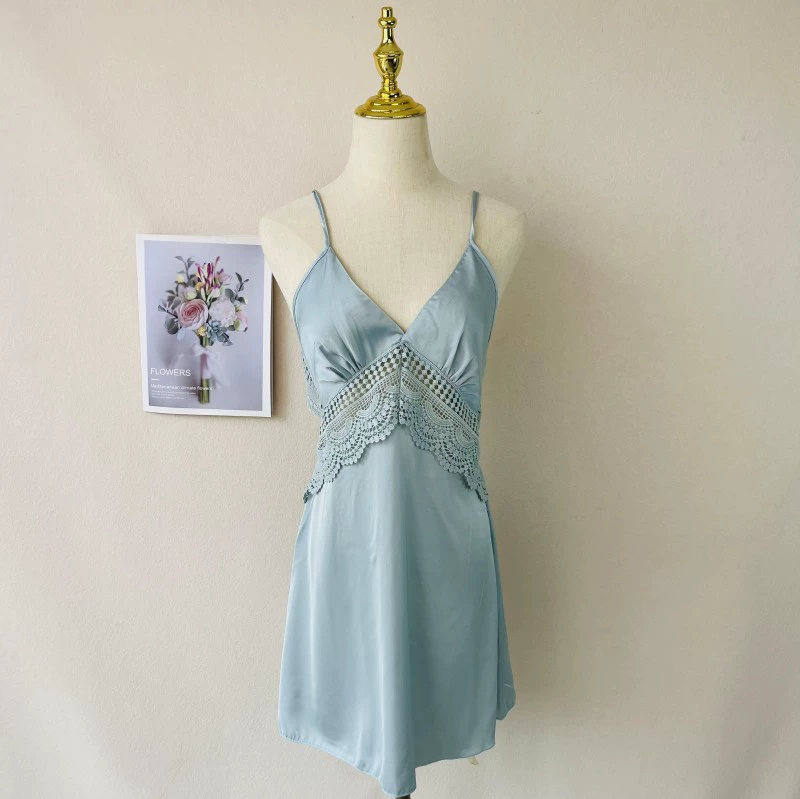 Sexy summer silk thin comfortable breathable pijama