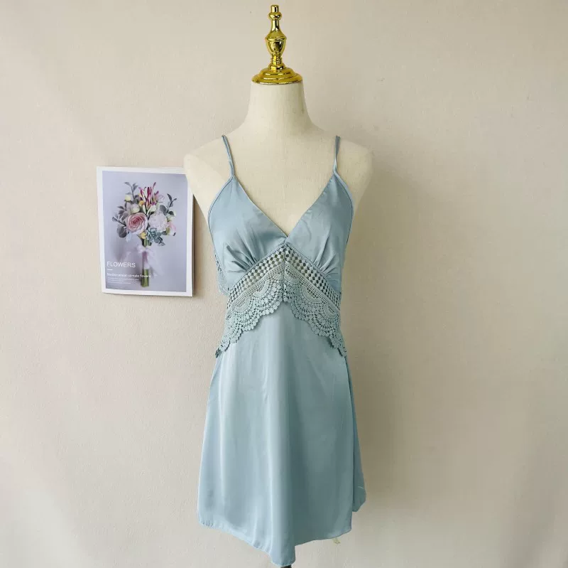 Sexy summer silk thin comfortable breathable pijama