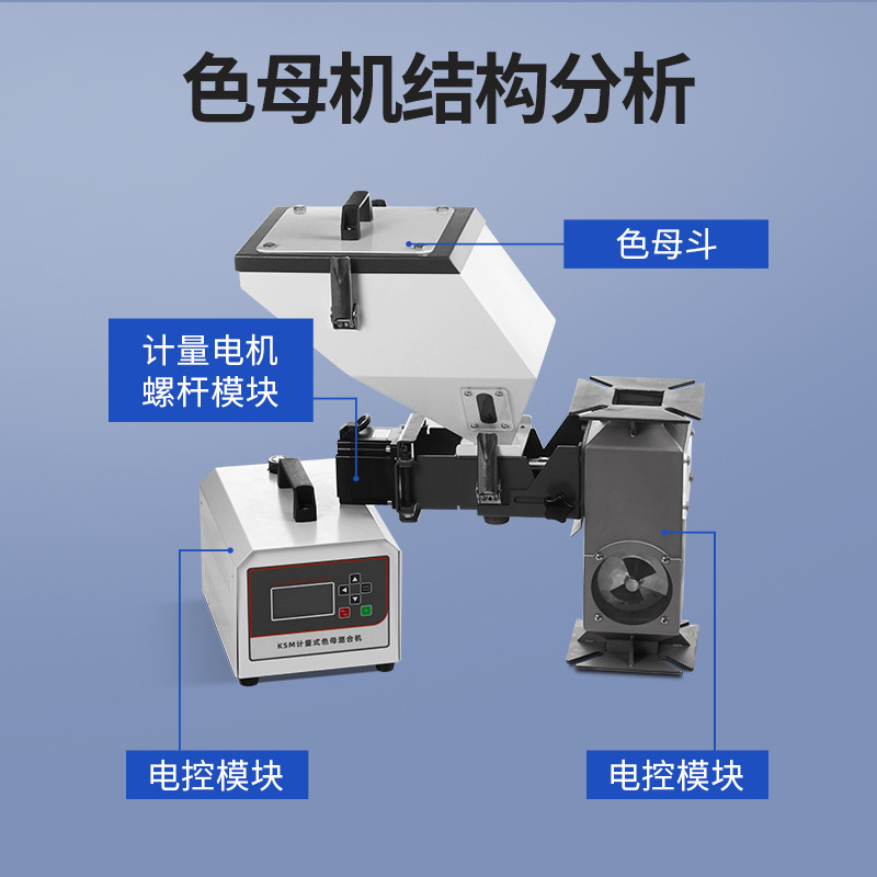 Metering-Type Color Masterbatch Machine, Extrusion and Injection Molding Equipment, Color Matching Tool, High Stability, Uniform Color Mixing, Factory Direct Sales Machinery Metering-Type Color Masterbatch Machine, Extrusion and Injection Molding Equipment, Color Matching Tool, High Stability, Uniform Color Mixing, Factory Direct Sales Machinery