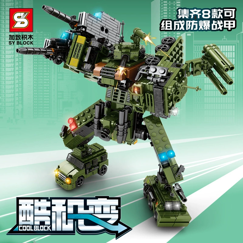 Конструктор Lego трансформер робот-игрушка для мальчиков, подарок на день рождения; модульная сборка; варианты 5552 1584 1588