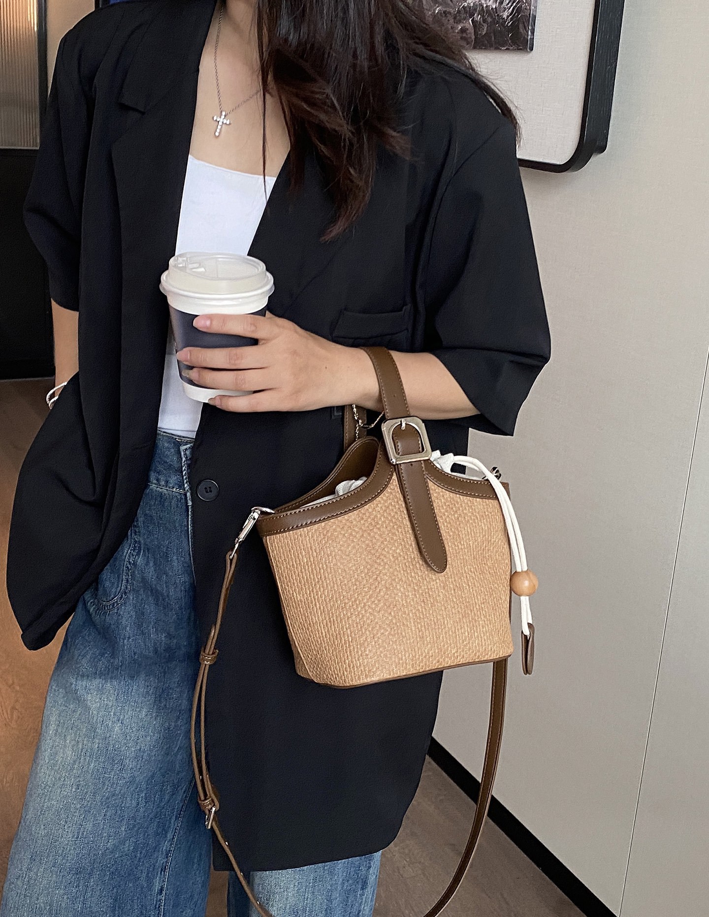 Kaki với màu cà phê