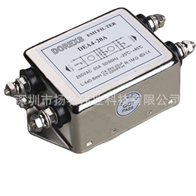 厂家直销 交流电源滤波器 DEA4-20A螺栓双节滤波器 全新
