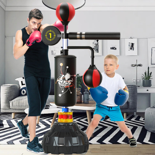 Boxing reaction target home rotating dodge Sanda vertical sandbag adult and children taekwondo fighting training equipment