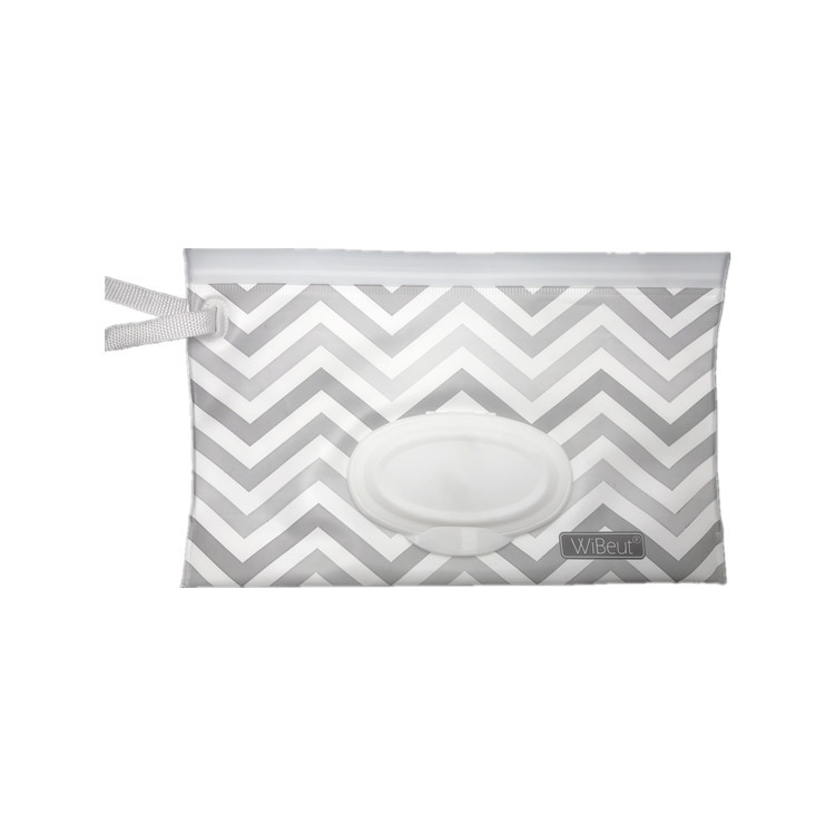 En stock suministro EVA bolsa de tejido húmedo ventana extracción tejido húmedo bolsa de embalaje con tapa necesidades diarias bolsa de embalaje