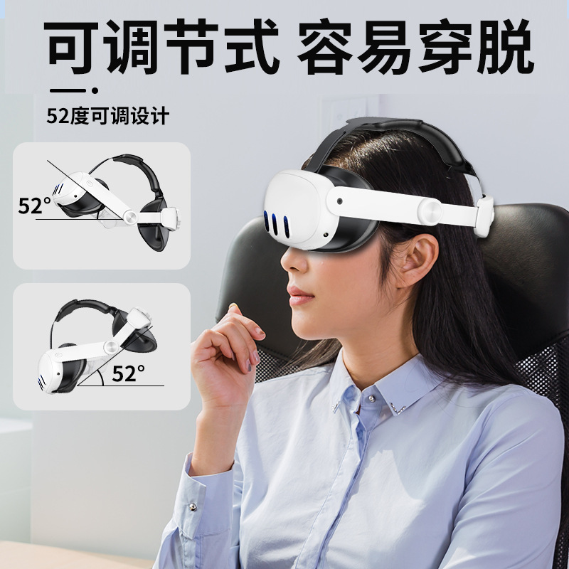 Nuevo meta Quest 3 cabeza desgaste ergonómico cómodo ocupación búsqueda 3 carga resistencia VR Accesorios