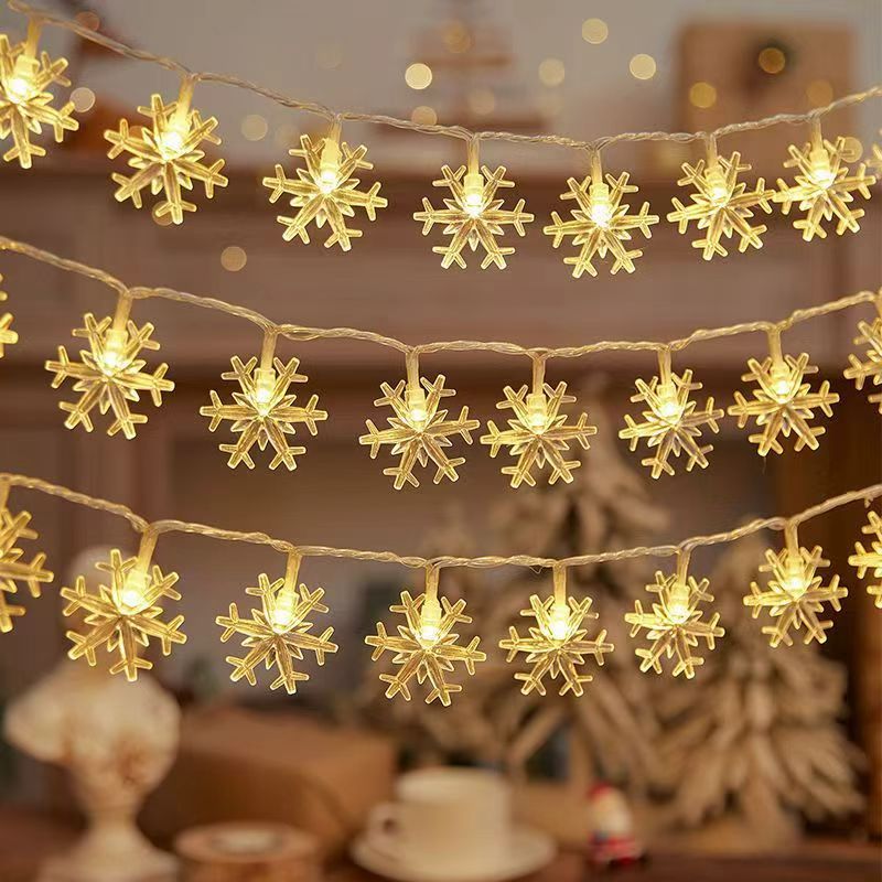 Transfronterizos LED cadena de luz ambiente de patio luz de Navidad lámpara de decoración al aire libre lámpara solar impermeable colgar árbol lámpara de color