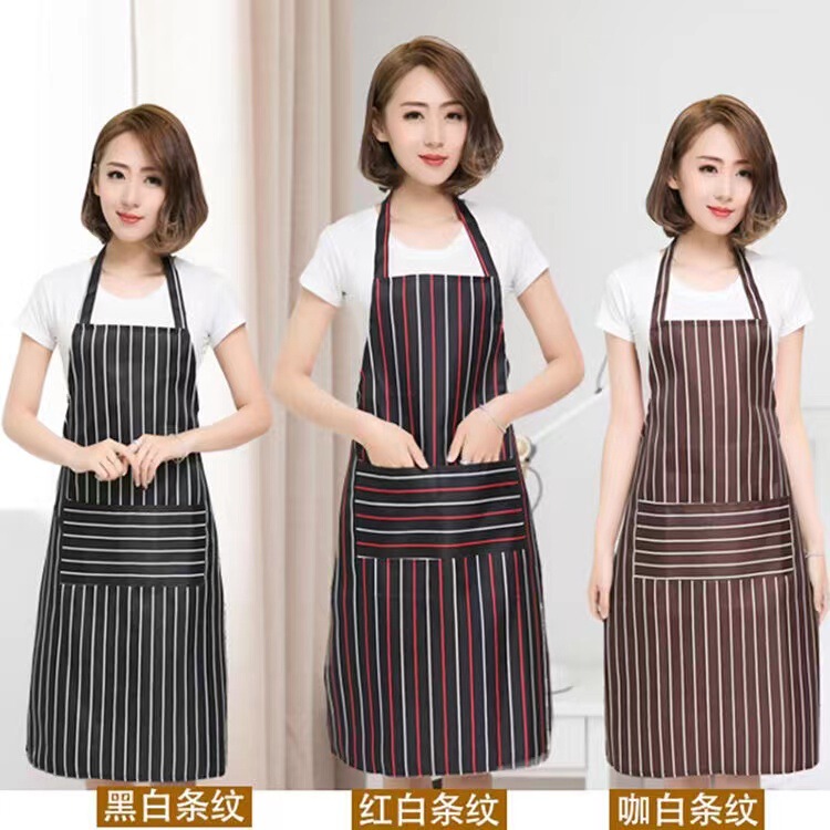 Pure Cotton Apron Sling Household Kitchen Cooking Oil-proof Work Clothes Sleeveless Korean Adult Dirt-resistant Foreign Style Pure Cotton Apron Sling Household Kitchen Cooking Oil-proof Work Clothes Sleeveless Korean Adult Dirt-resistant Foreign Style