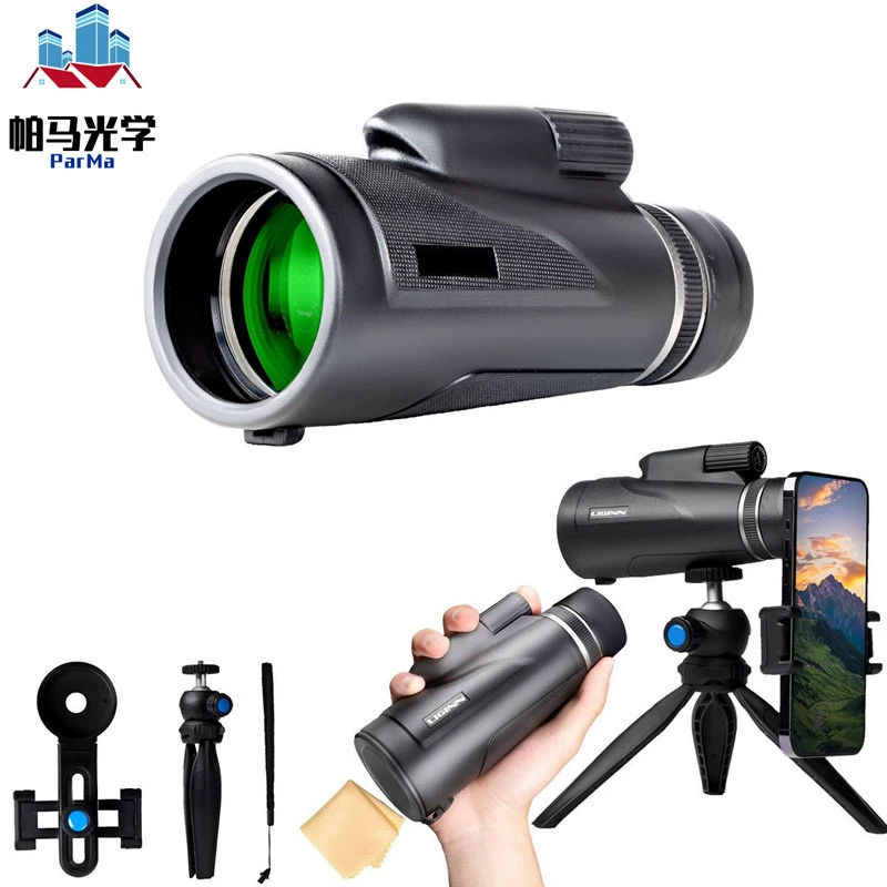 Трансграничная частная модель монокулярный телескоп на открытом воздухе для наблюдения за птицами большой окуляр мощный HD телескоп для мобильного телефона на открытом воздухе