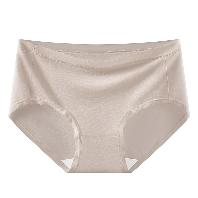 Bragas modales para niñas entrepierna de algodón puro 10A entrepierna antibacteriana cadera cintura media sin costuras calzoncillos de mujer absorbentes y transpirables