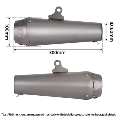 alloy exhaust back-pressure exhaust universal – Motorcycle exhaust pipe