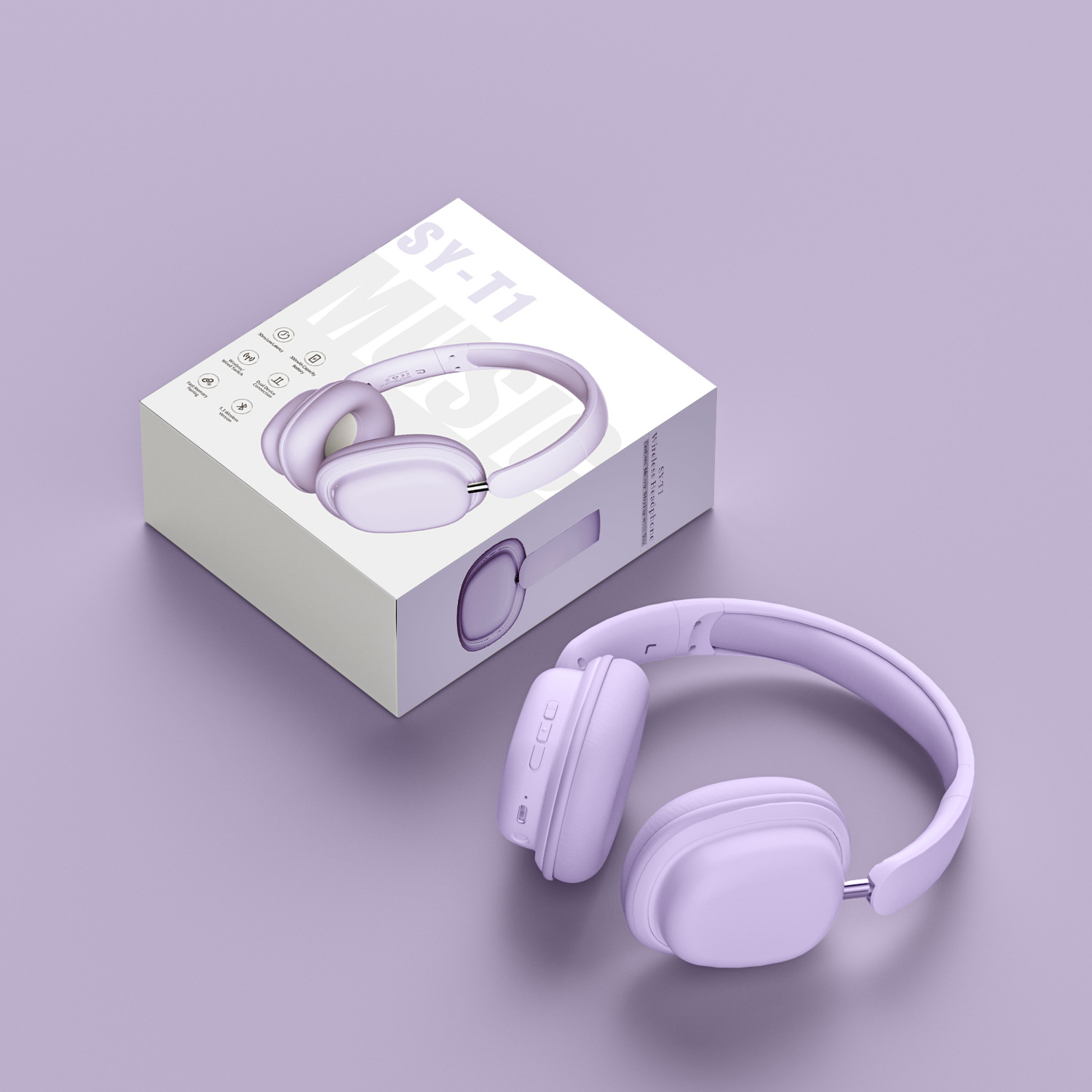 Nuevos auriculares inalámbricos transfronterizos auriculares de juego tipo Bluetooth auriculares de gran capacidad de batería marca auriculares fábrica al por mayor