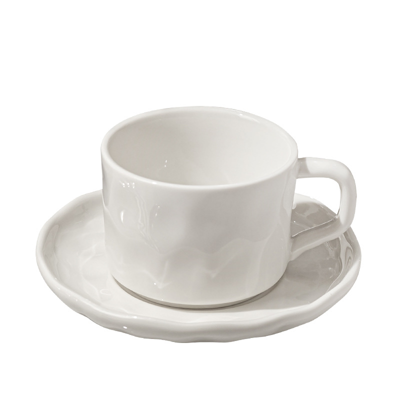 Juego de té de la tarde europeo exquisito de gama alta taza de café de lujo ligero